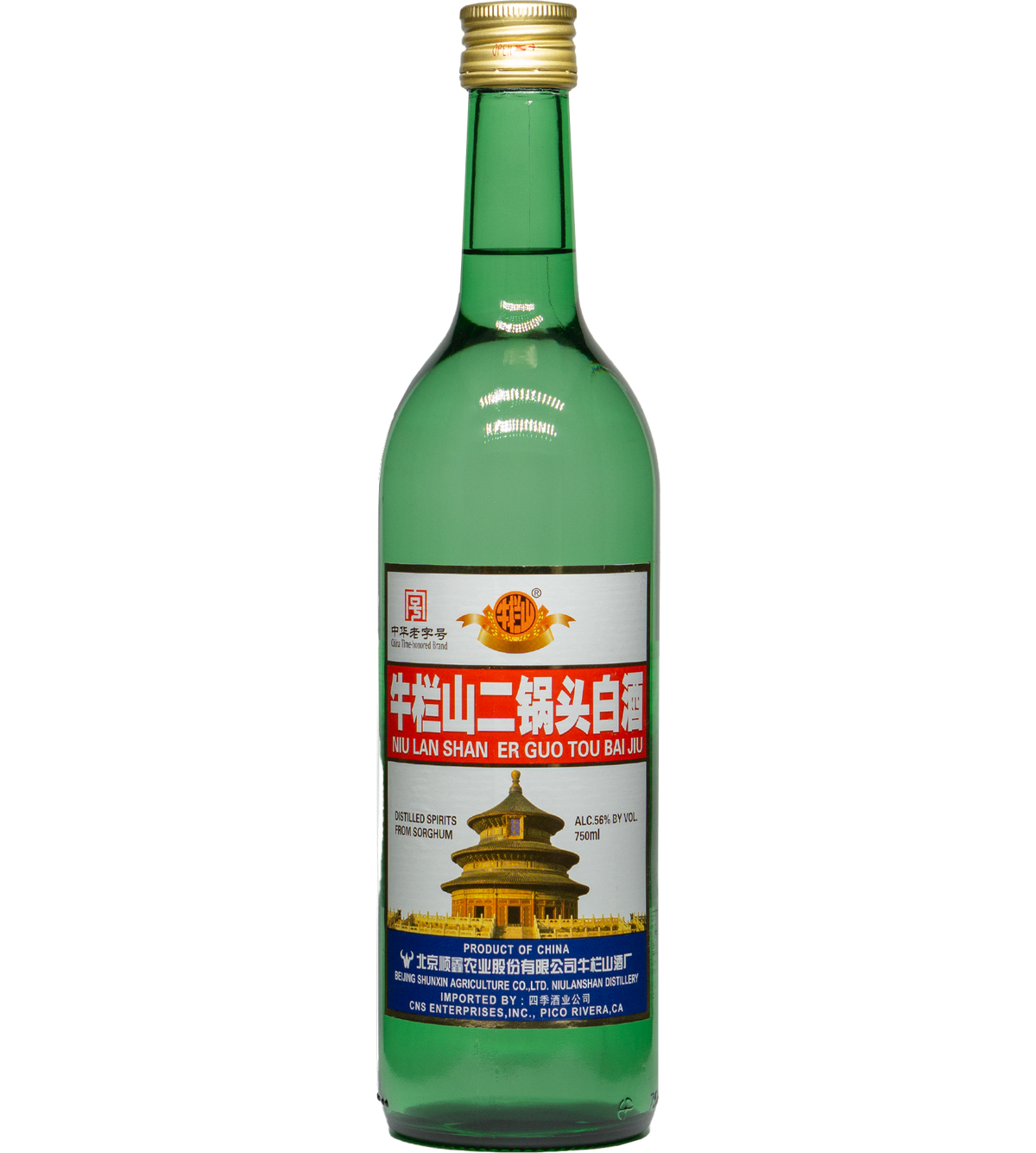 Niu Lan Shan ErGuoTou baijiu 750ml bottle