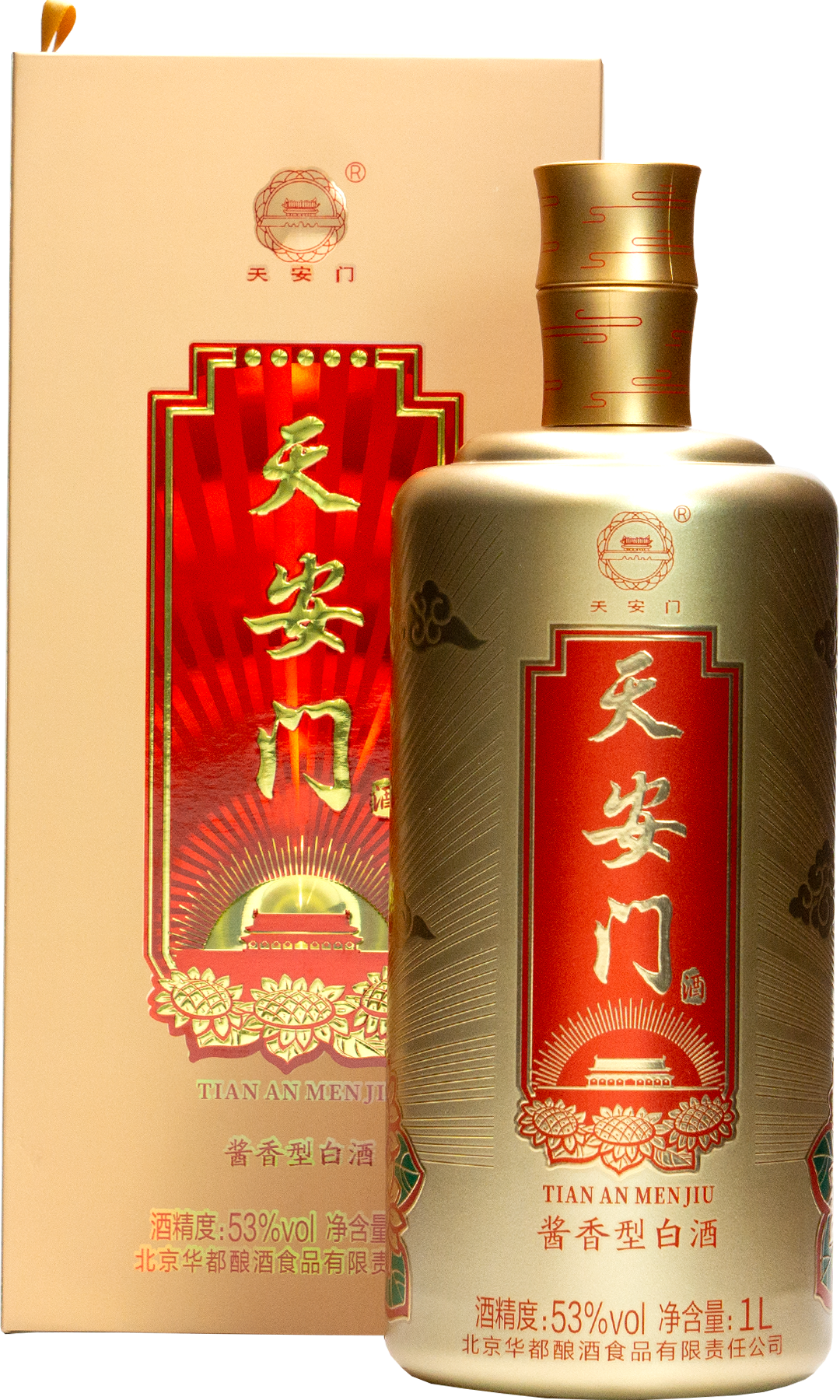 Buy Huadu Tiananmen Gold online | 在线购买华都天安门白酒– Baijiu